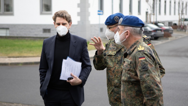 Besuch bei der Truppe: Falckenstein-Kaserne, Koblenz