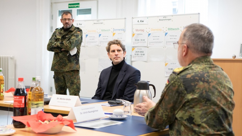 Besuch bei der Truppe: Falckenstein-Kaserne, Koblenz