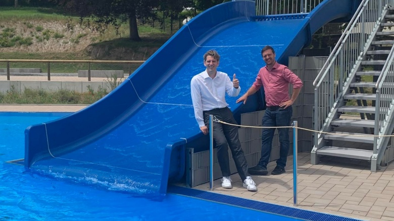 Besuch im neuen Bopparder Freibad