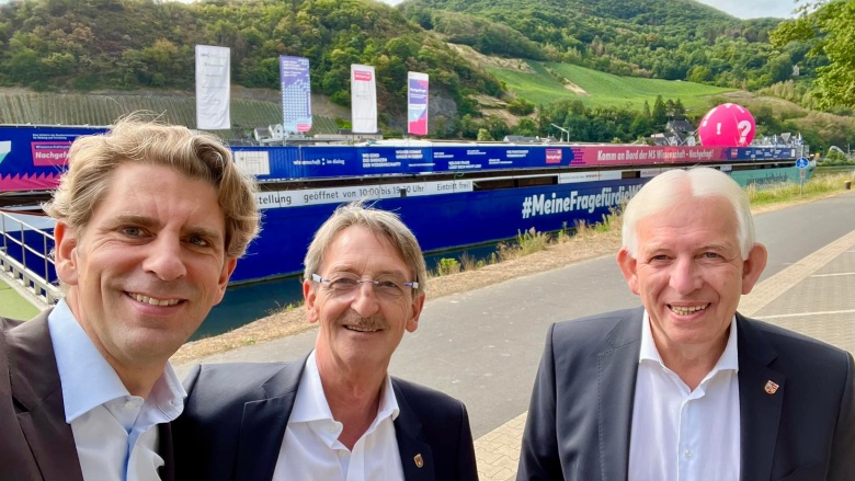Besuch auf der MS Wissenschaft im wunderschönen Bernkastel-Kues!