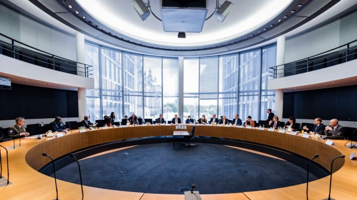 Treffen des Verteidigungsausschusses mit Delegation der United Nations