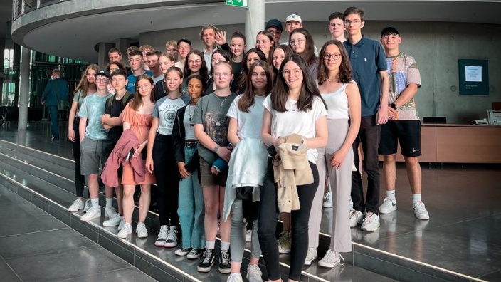 Meine zweite Besuchergruppe im Bundestag!