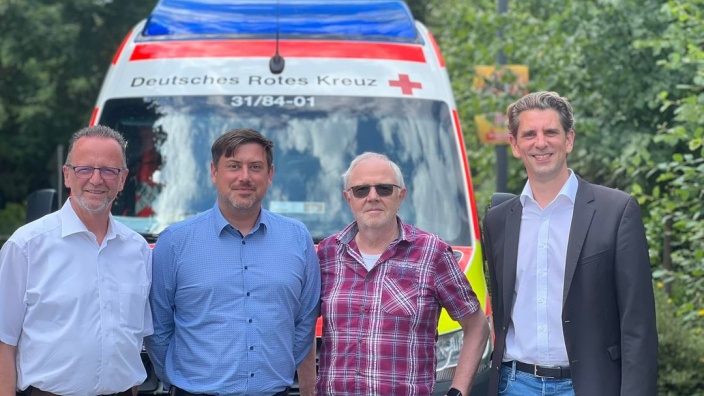 Gespräch mit neuem Geschäftsführer DRK Kreisverband