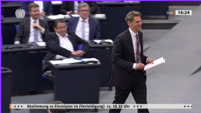Erste Rede im Deutschen Bundestag